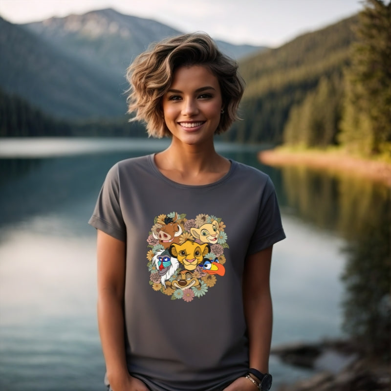 Adult Unisex Tshirt For Disney Lion King