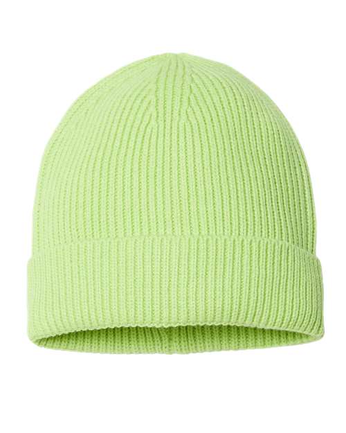 Atlantis Headwear - Sustainable Fine Rib Cuffed Beanie-ANDY