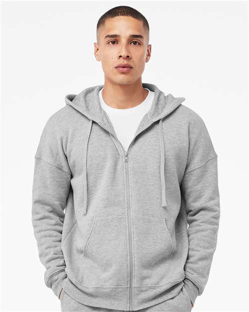 BELLA + CANVAS - Unisex Sponge Fleece DTM Full-Zip Hoodie Sweatshirt - 3759