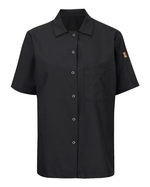 Chef Designs - Women's Mimix™ Short Sleeve Cook Shirt with OilBlok-501X