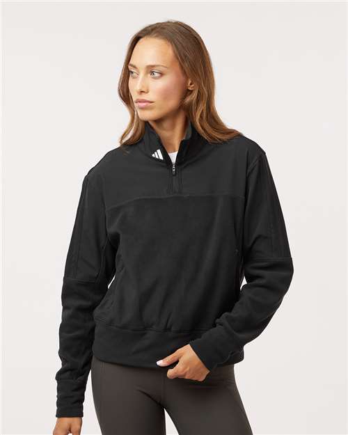 Adidas - Women's Fleece Quarter-Zip Pullover - A601