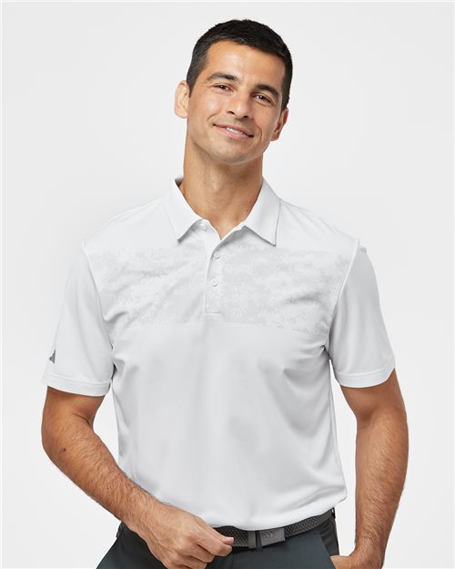 Adidas - Men's Camo Chest Print Polo - A585