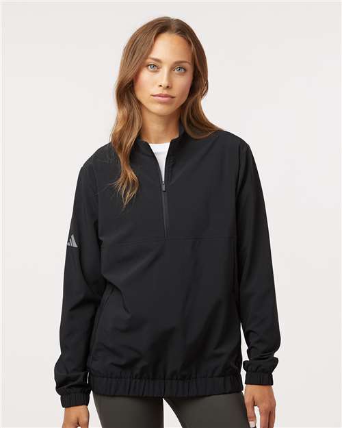 Adidas - Women's Stretch Woven Half-Zip Pullover - A706