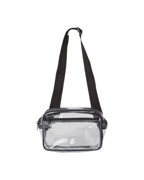 Liberty Bags - Clear Stadium 2-Pocket Fanny Pack/Crossbody Bag