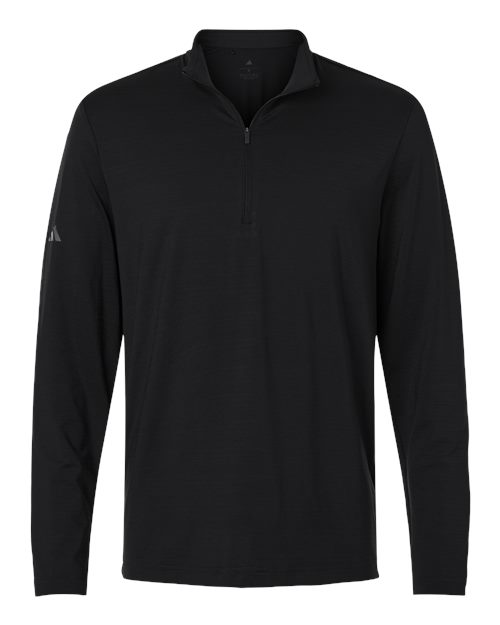 Adidas - Men's Textured Stripe Quarter-Zip Pullover - A708