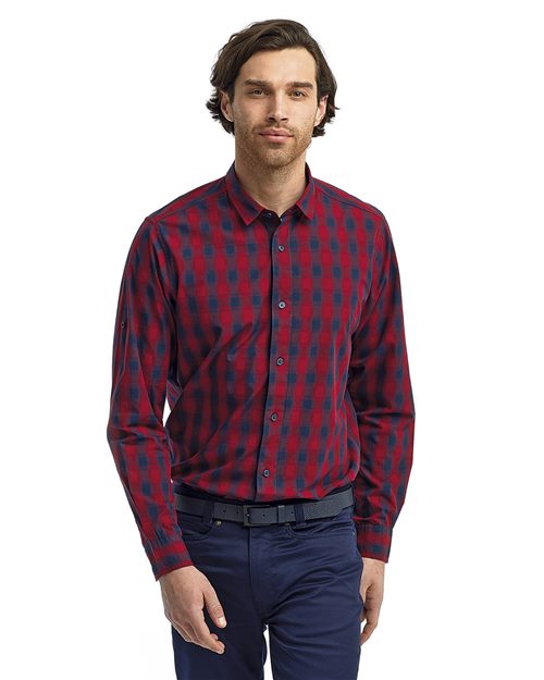 Artisan Collection by Reprime - Men's Mulligan Check Cotton Shirt-RP250