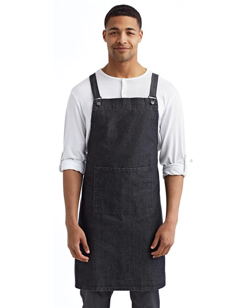 Artisan Collection by Reprime - Cross Back Barista Bib Apron-RP129