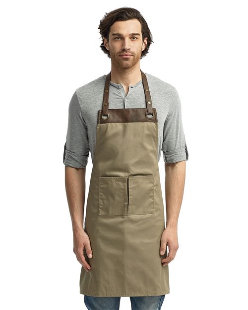 Artisan Collection by Reprime - Espresso Bib Apron-RP123