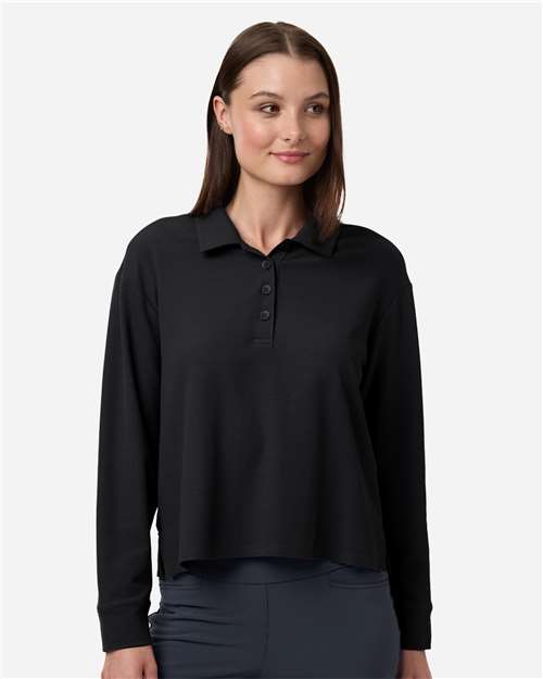 Adidas - Women's Beyond Long Sleeve Loose Polo - A1008
