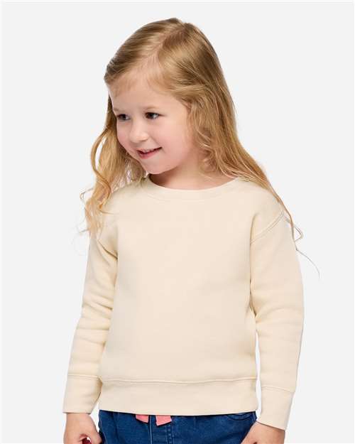 Rabbit Skins - Toddler Fleece Crewneck Sweatshirt - 3317