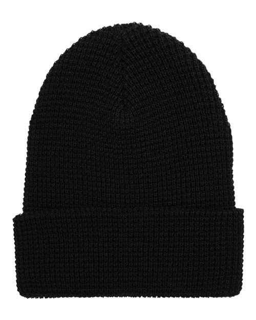YP Classics - Waffle Cuffed Knit Beanie