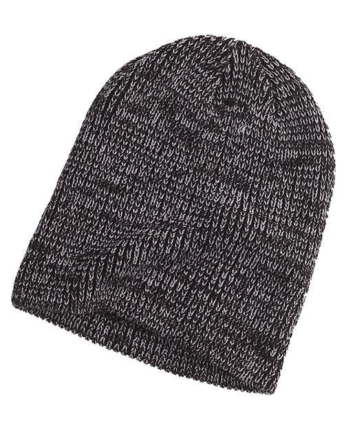 Big Accessories - Ribbed Marled Beanie