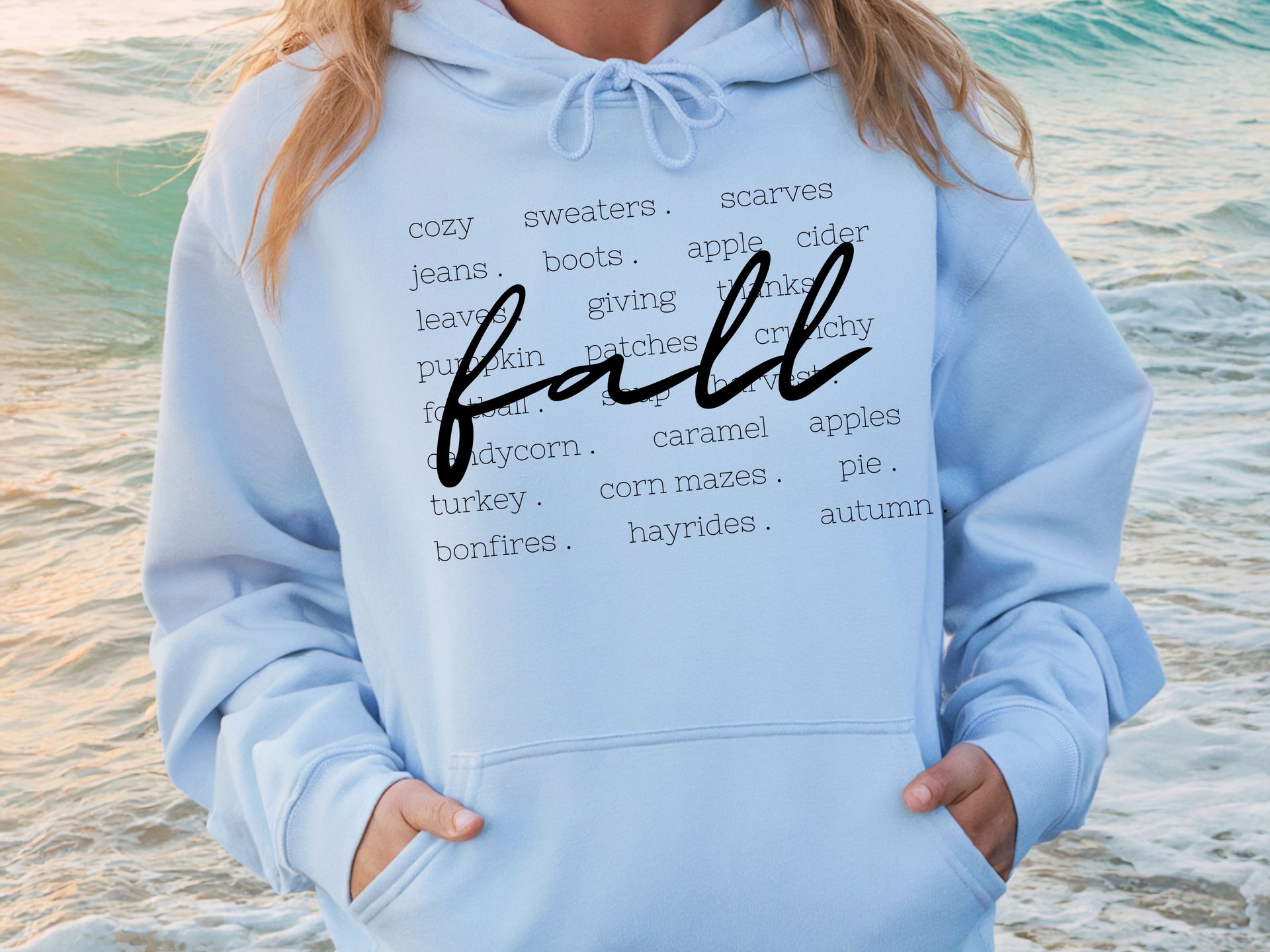 Thankful & Blessed Sweatshirt | Cute Fall Cat Pullover | Thanksgiving Autumn Crewneck for Adults & Kids-70052