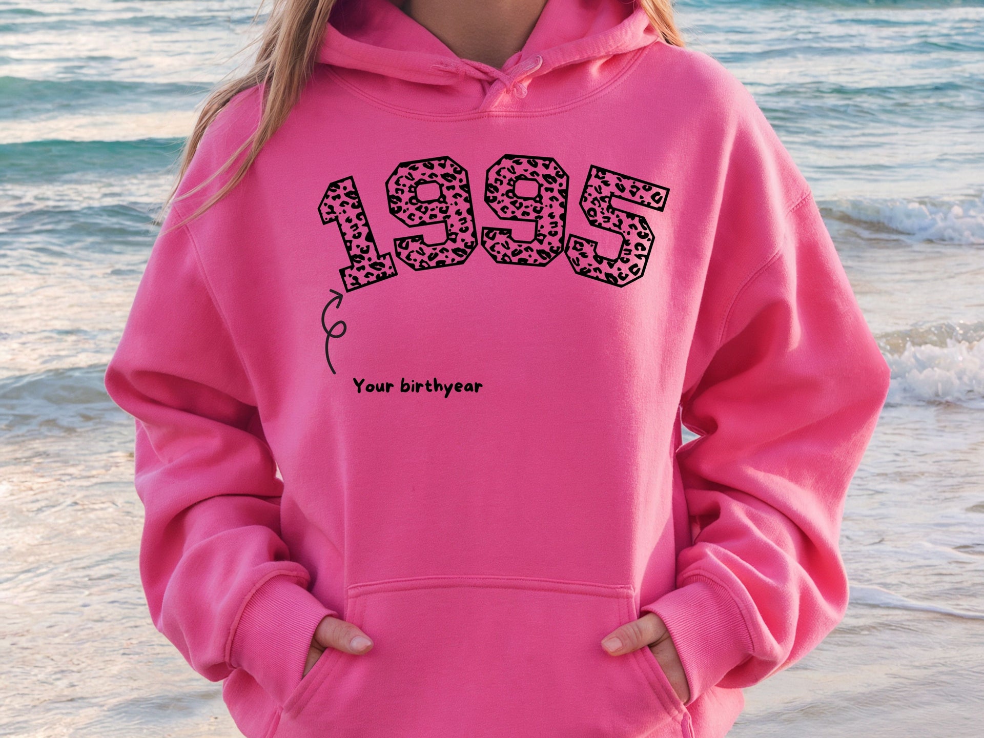 Retro Year Sweatshirt & Hoodie | Custom Birth Year 1995 Pullover | Unisex Adult, Youth, Toddler Sizes | Vintage Birthday Gift | Personalized Year Outfit-HK004