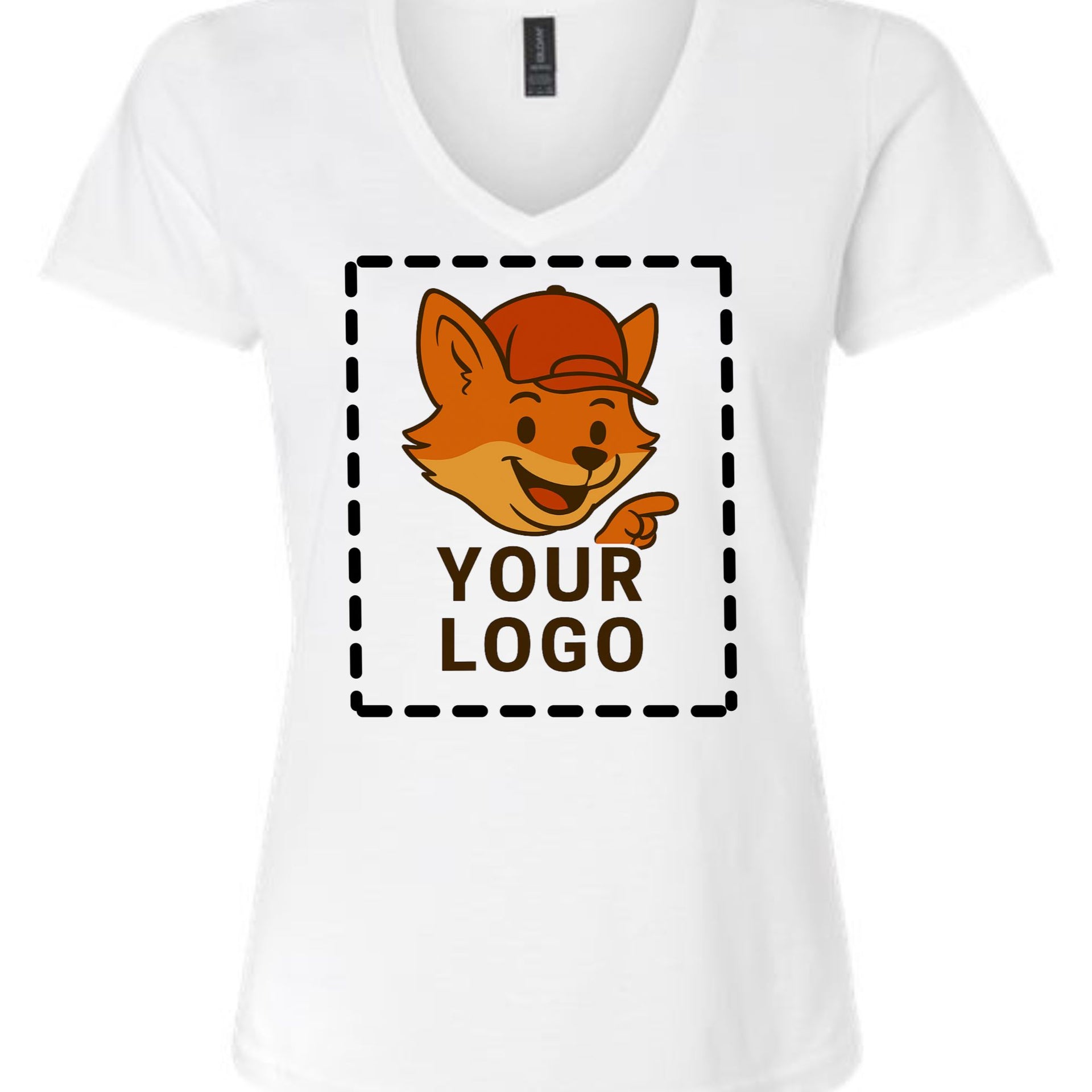 Gildan -Women's Softstyle® V-Neck T-Shirt - 64V00L