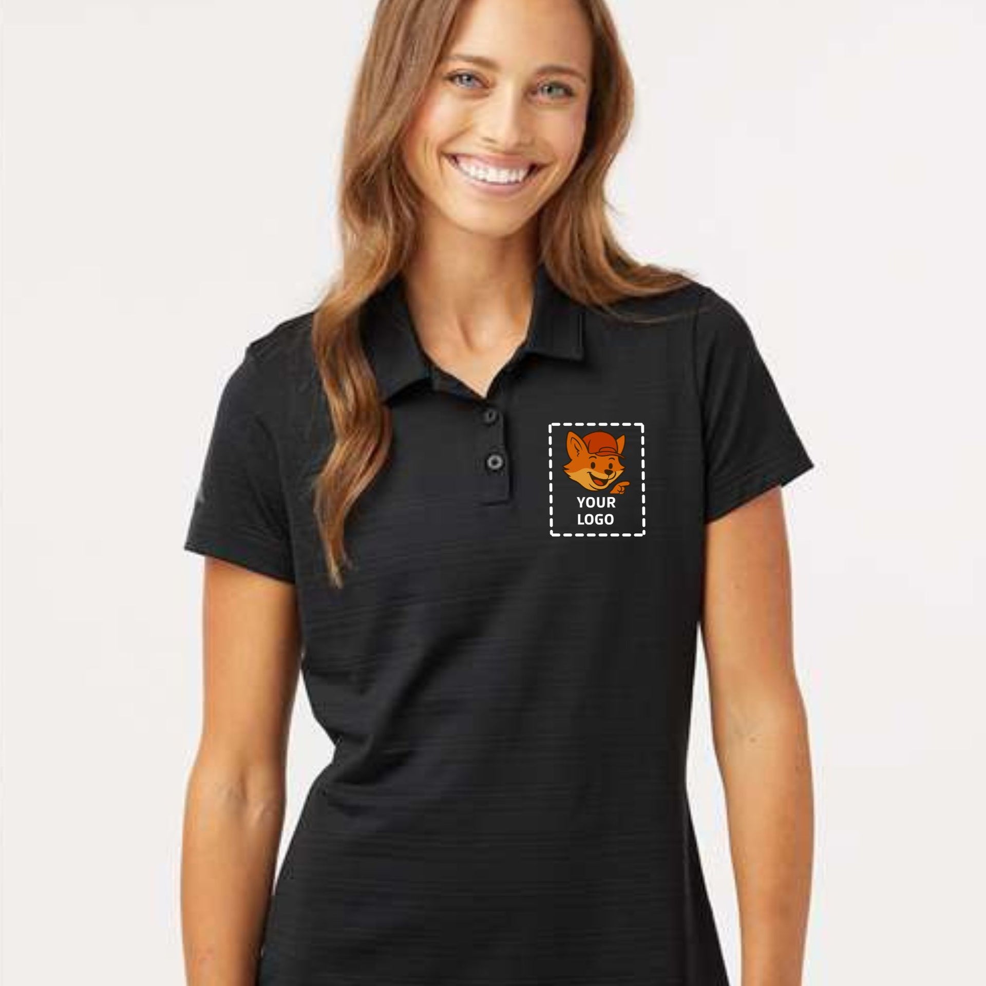 Adidas - Women's Textured Stripe Polo - A707