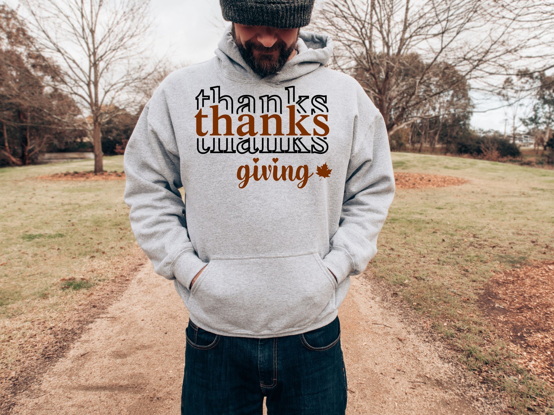Minimal Thanksgiving Sweatshirt | Simple Fall Pullover | Cozy Autumn Crewneck for Adults & Kid-70055