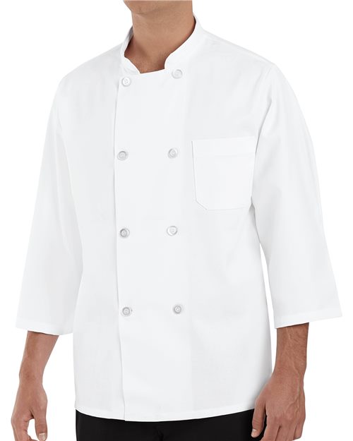 Chef Designs - Three-Quarter Sleeve Chef Coat- 0402