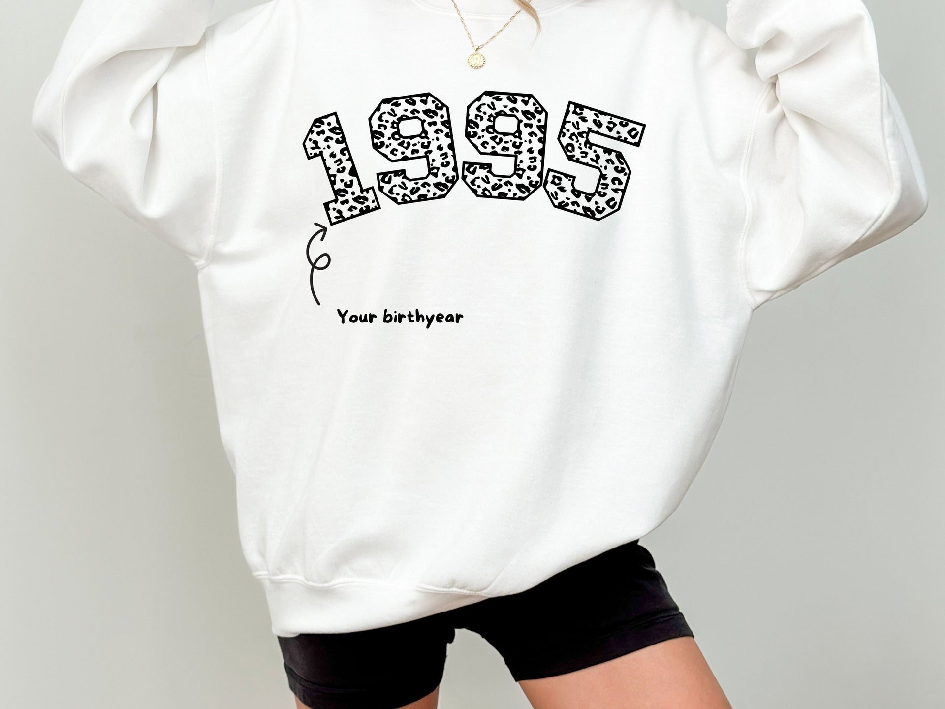 Retro Year Sweatshirt & Hoodie | Custom Birth Year 1995 Pullover | Unisex Adult, Youth, Toddler Sizes | Vintage Birthday Gift | Personalized Year Outfit-HK004