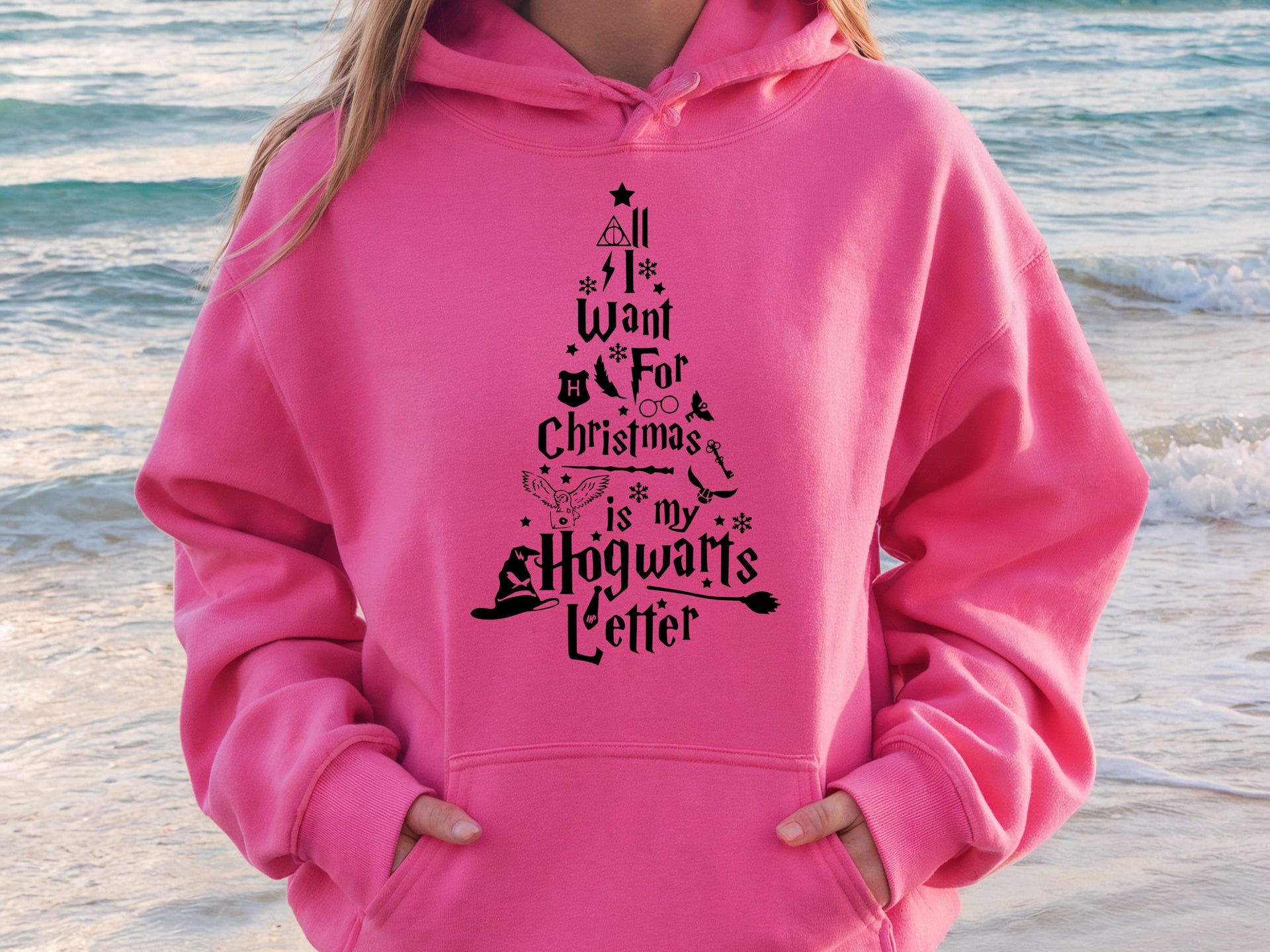 Peace on Earth Hoodie & Sweatshirt | Minimalist Christmas Pullover | Holiday Spiritual Winter Outfit-7C046