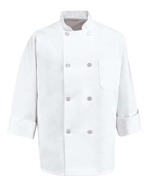 Chef Designs - Eight Pearl Button Chef Coat- 0403