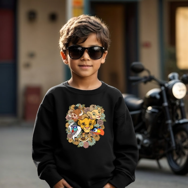 Kids Unisex Sweatshirt For Disney Lion King