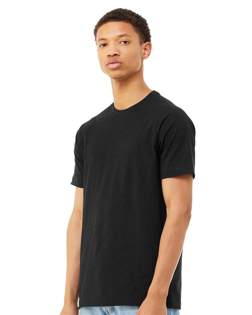 BELLA + CANVAS - Men's Heather CVC Raglan Tee - 3201