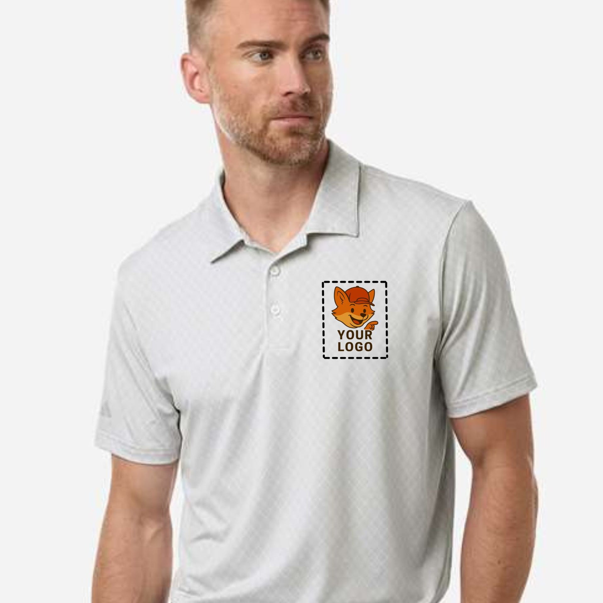 Adidas - Men's 4-Way Stretch Printed Polo - A716