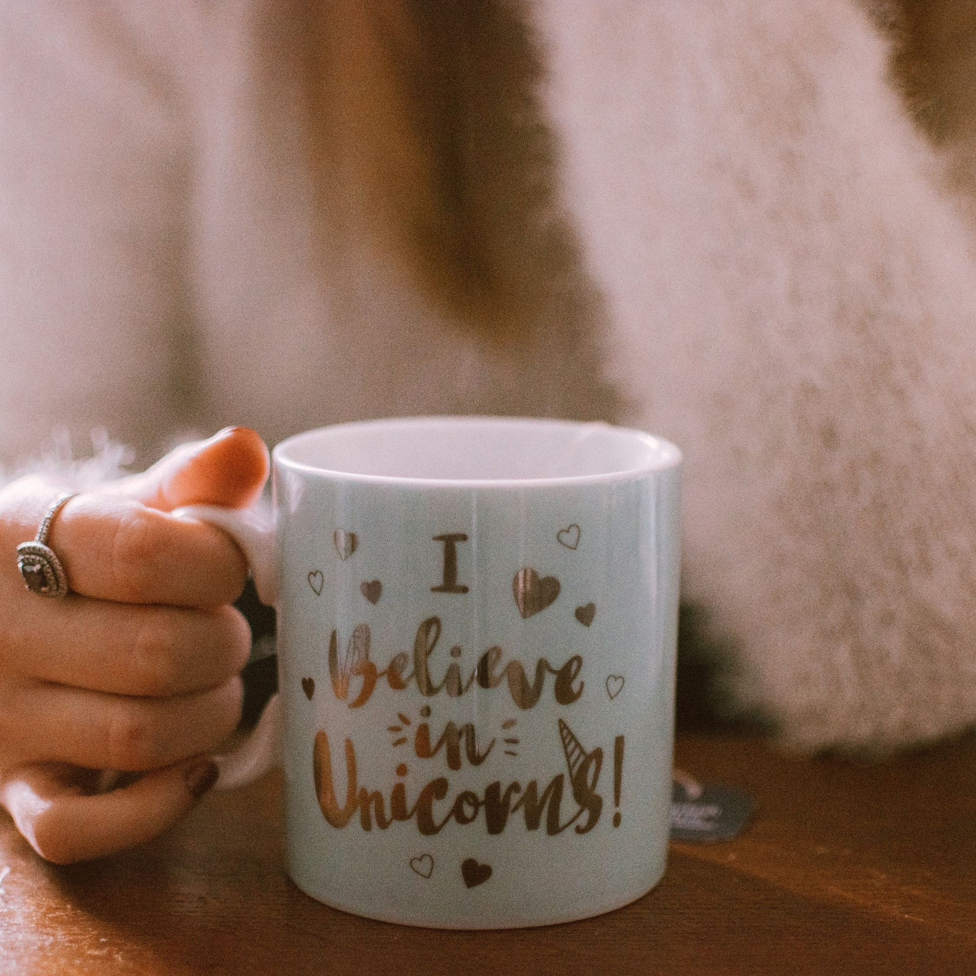 Custom Mug Glitter Color Changing