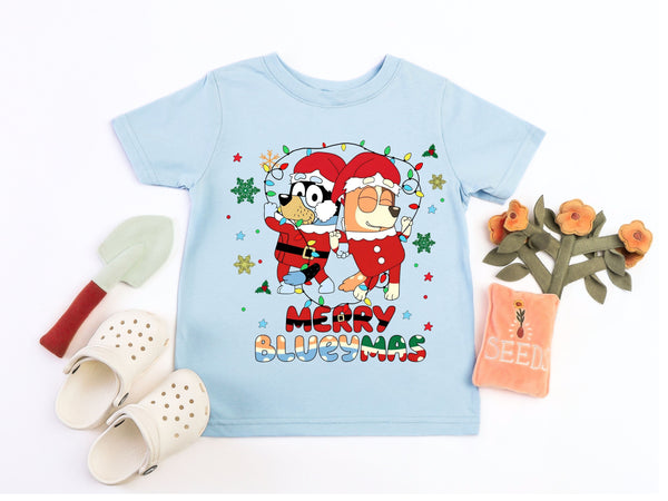 Blueymas Christmas Shirt | Cute Holiday Family Matching Tee | Xmas Graphic T-Shirt-7C0005