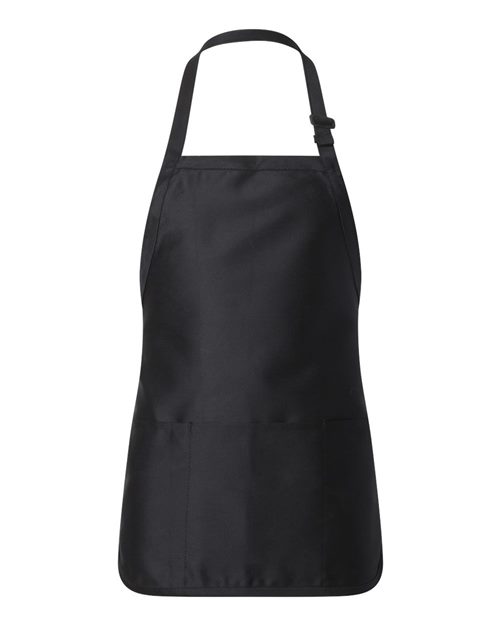 Q-Tees - Full-Length Apron with Pouch Pocket