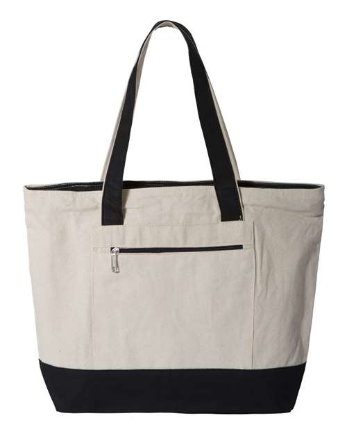 Q-Tees - 19L Zippered Tote