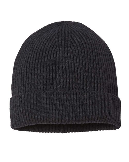 Atlantis Headwear - Sustainable Fine Rib Cuffed Beanie-ANDY