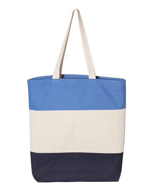 Q-Tees - 11L Tri-Color Tote- Q125900