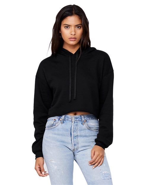 BELLA + CANVAS - Women's Crop Fleece Hoodie Sweatshirt - 7502