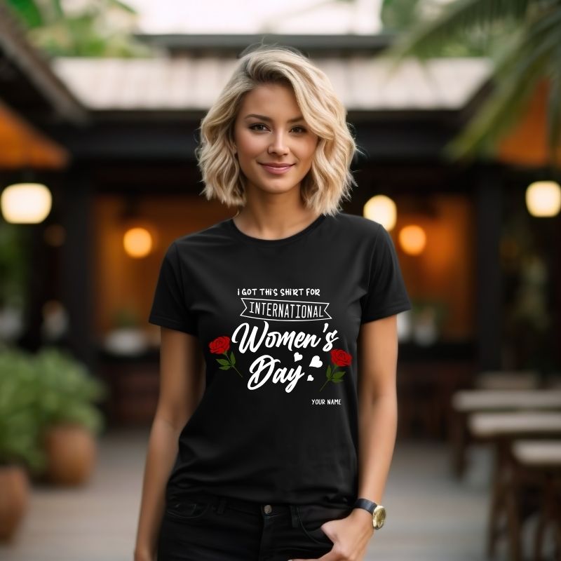 Adult Unisex Tshirt For Women's Day