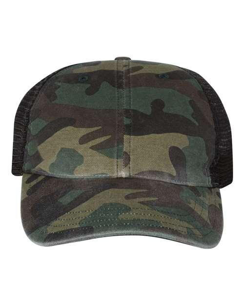 Richardson - Garment Washed Printed Trucker Cap
