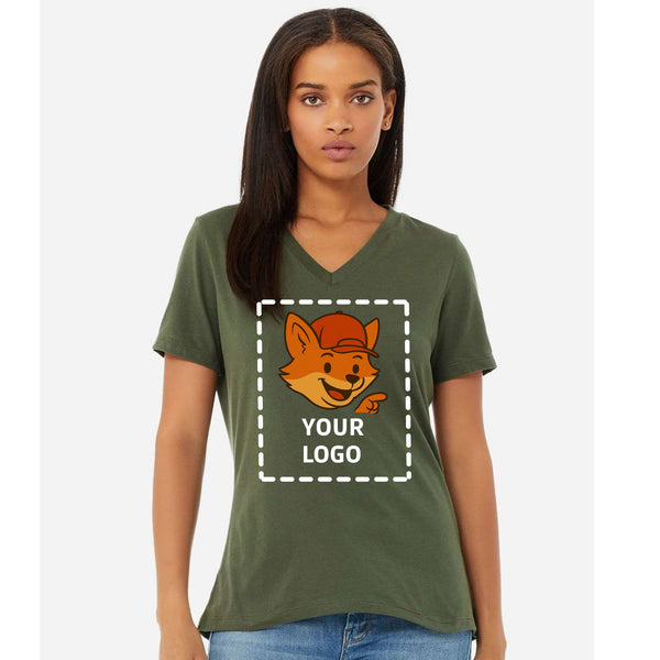 BELLA + CANVAS - Women’s Relaxed Jersey V-Neck Tee - 6405