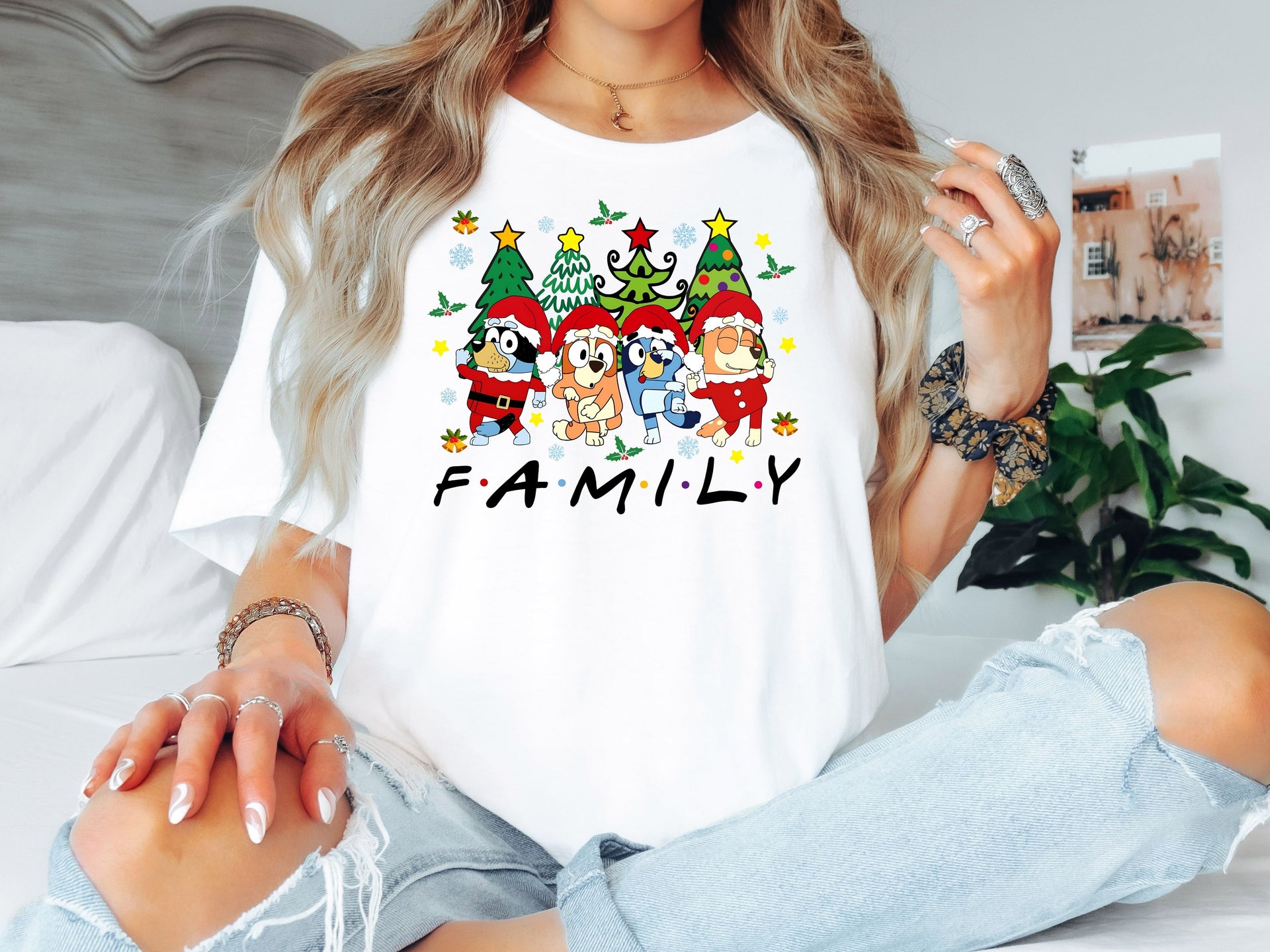 Christmas Family Matching Shirt | Cute Holiday T-Shirt | Unisex & Women Adult Tee | Youth, Toddler, Baby Shirt & Unisex Bodysuit | Festive Xmas Outfit-7C004