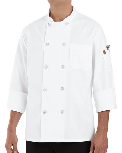 Chef Designs - Ten Pearl Button Chef Coat- 0415