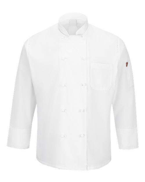 Chef Designs - Mimix™ Ten Knot Button Chef Coat with OilBlok- 044X