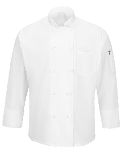 Chef Designs - Mimix™ Ten Knot Button Chef Coat with OilBlok- 044X