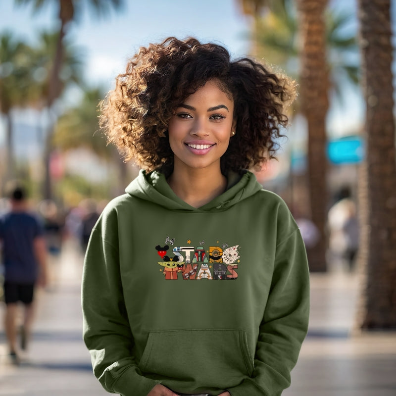 Adult  Unisex Hoodie For Disney Star Wars