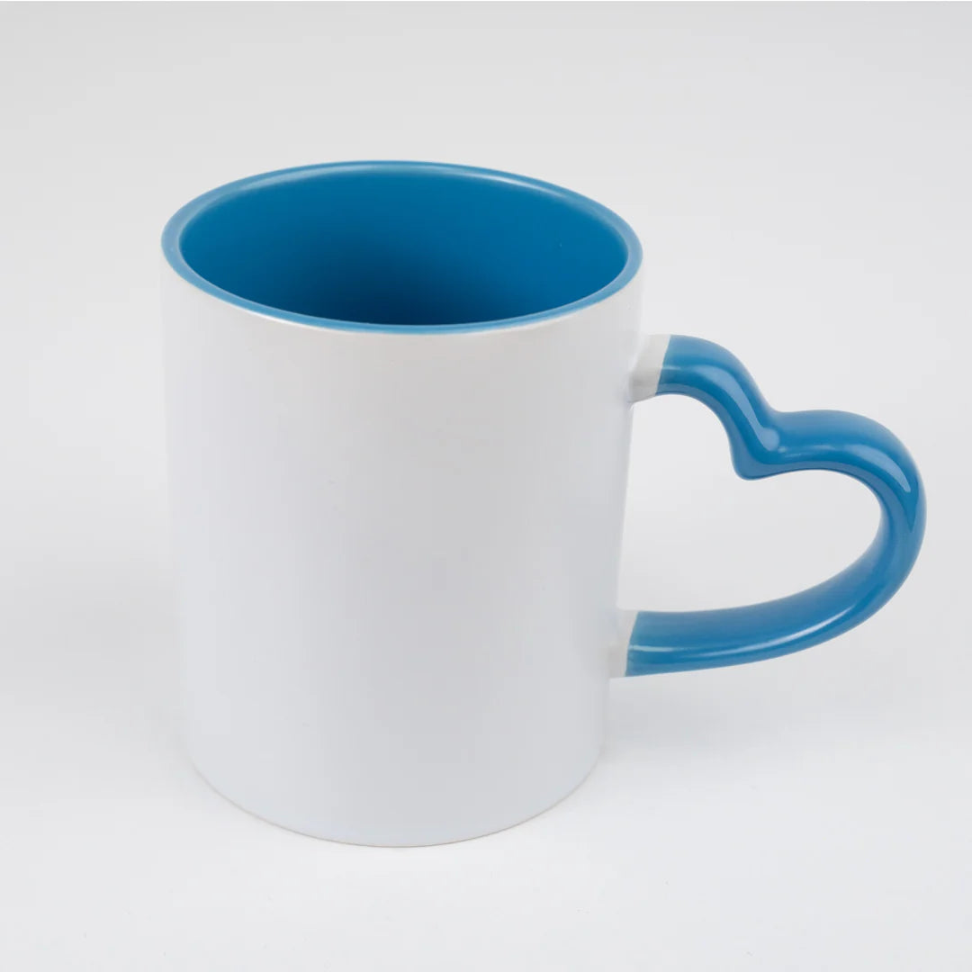 Custom Heart Handle Mug